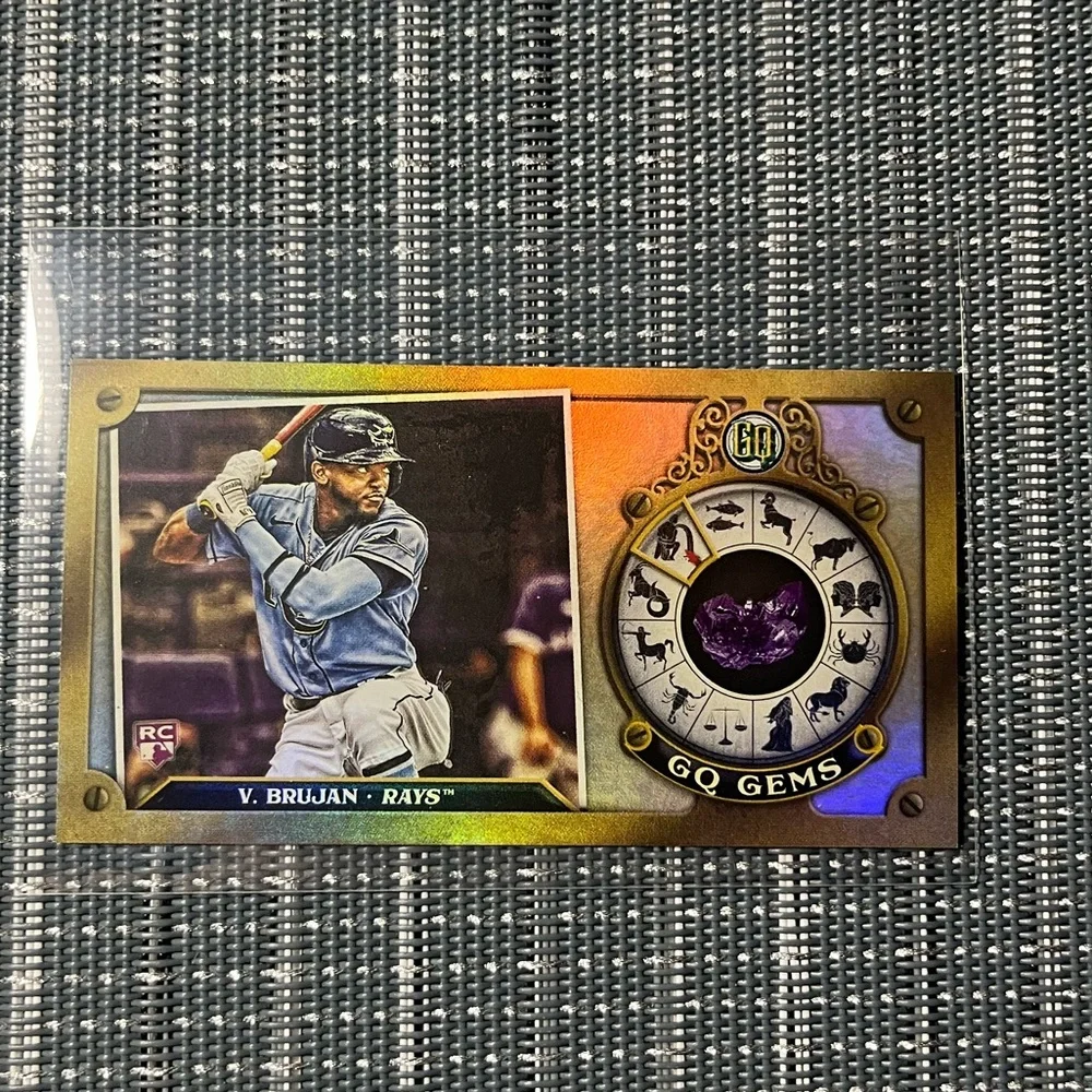 🌸 Vidal Brujan Tampa Bay Rays, 2022 Topps GQ Gems Rookie Card, Card # GGM-1